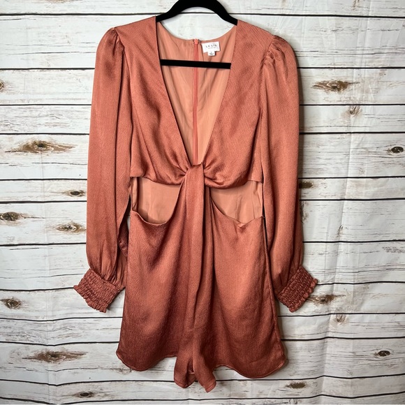 Le Lis Pants - 🌱Lelis Collection Copper Cutout Long Sleeve Romper Size L
